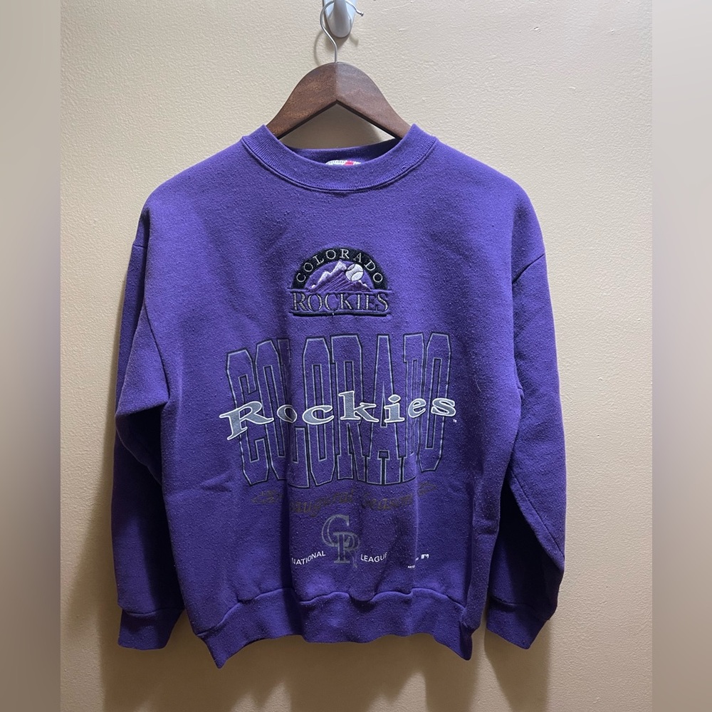 1993 Artex Colorado Rockies Inaugural season Crewneck..medium..21x24